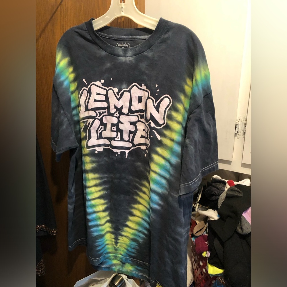 Lemon Life Tie Dye Tee- 865 *tee deal $30 or $25 w/offer